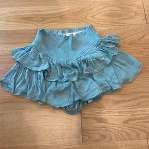 Super cute mustard seed turquoise skirt